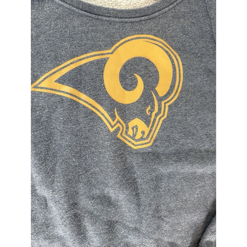 LOS ANGELES RAMS Football Nike NFL Women's Medium Crew Blue Sweatshirt - Picture 2 of 8